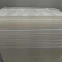 IRIS USA 13 Qt Stackable Plastic Storage Bins with Lids, 6 Pack - BPA-Free, Made in USA - See-Through Organizing Solution, Latches, Durable Nestable Containers, Secure Pull Handle - Clear