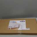 Toddler Safe Guardrail Compatible with Delta Children Convertible Crib, Crib Rail for Prevent Toddler from Rolling Off The Bed, White