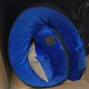 Extra Thick GAIALOOP 4 INCH Memory Foam Camping Mattress, Roll Up Floor Sleeping Mat Camp Cot Mattress Pad Travel Camping Couch Bed for Guest Adults Side Sleepers (Lapis Blue)