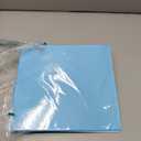 3 Ring Binder 1.5 Inch Blue, 1  inch Binder Clear View Cover with 2 Inside Pockets, Colored School Supplies Office and Home  by Enday