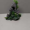 Saim Aquarium Mountain View Stone Ornament, Artificial Mountain Hill View Stone Rock Cave Aquarium Decorations Fish Tank Decor for Betta Cichlids Hideaway Cave, Hermit Crab Hideout  Large