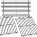 Stanbroil SUS 304 Solid Stainless Steel Cooking Grates for Weber Summit 600 Series Summit E-620 S-620 Gas Grills Without Smoker Box, Heavy Duty Grill Grid for Weber 67551 - Set of 3