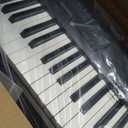 TERENCE V50 Portable 88 Key Weighted Keyboard,Upgraded Foldable Keyboard Piano 88 Keys with 2x15W Speakers,Touch-Sensitive Panel,Video&Audio Recording,MIDI,Pedal Support for Beginners&Advancer(Black)