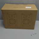 Bookshelf Speakers 40W×2 Power, 5" Woofer & 20mm Silk Dome Tweeter Stereo Speakers, Enhanced Vocal Clarity, 4 Ω, Passive Speakers for Home Audio, Receiver or Amplifier Required