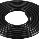 uxcell T-Slot Mount Window Weatherstrip Seal 7mm Bulb Bubble for 5mm Slot 5 Meters Long Black