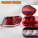 RH USA Type Outer Tail Light Compatible with 2014-2016 Mercedes Benz E-Class W212 E350 E400 E550 E63 AMG Rear Tail lamp Bake Lamp Right Passenger side 2129061403
