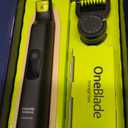 Philips Norelco OneBlade Pro 360 Face + Body, Electric Shaver, Beard Trimmer and Body Groomer, with 360 Blade Technology, 14-Length Precision Comb, Body Kit, Soft Pouch, Model QP6542/70 (Black/Lime Green)