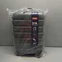 Wrangler 22" Hardside Spinner Carry-On Luggage, Charcoal
