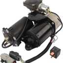 LR023964 Air Suspension Compressor Pump (Hita-chi System) Replacement for 2006-2013 Range Rover Sport LR044360 2005-2009 LR3,2010-2013 LR4 6 Pins