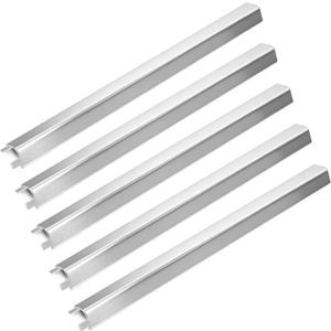 Hisencn Heat Plates - for Charbroil Performance 5 Burner Gas Grill 463448021, 463450022, 463451022, 463455021, 463449021, Grill Replacement Parts, G325-0002-W1 Heat Plates, Stainless Steel, 15.55"
