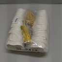 Ocmoiy Disposable Charcuterie APPETIZER CUPS with Sticks and Bags - Kraft Paper, 14 oz, White - 50 Cups, 200 Picks, 50 Bags