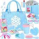 Little Girl Purse, Frozen Toys for Girls Gifts, Toddler Purse Play Makeup, Pretend Makeup for Toddlers, Girl Gifts Frozen Purse, Birthday Christmas Princess Gifts Toys for 3 4 5 6 7 8 Year Old