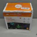 GIGALUMI Solar Lights Outdoor Waterproof ,12 Pack Solar Hanging Lights Garden Decor,Gifts for Women Mom Grandma,Solar Outdoor Lights Lantern Cracked Glass for Yard, Fence, Tree(Warm White),Missing 1 light