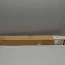 UNISHADES no Drill Cordless Roman Shades for Windows, 36" W 64" H - 100% Blackout - Linen - Mist White