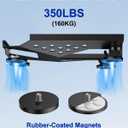 for Starlink Mini Mount, Magnetic Starlink Mini Car Mount Base Suction Cup Accessories Truck RV Flat Rack Roof Sunroof Kit Boat V4for Camping, High-Speed & Extreme Conditions (Black)