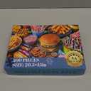 500 Piece Puzzle for Adults, Hamburger Jigsaw Puzzles, Youths Favorite Foods Puzzles 500 Pieces, Birthday and Barious Holiday Party for Family Adult, Funny Puzzle for Adults, 20.5x15 in