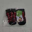 EXPAWLORER Anti-Slip Dog Socks-Double Sides Grips Traction Control on Hardwood Floor,Dog Shoes for Hot/Cold Pavement,Best Paw Protector,Prevents Licking,for Puppy Small Medium Large Senior Dogs (Medium (4 Count), Black and Red)