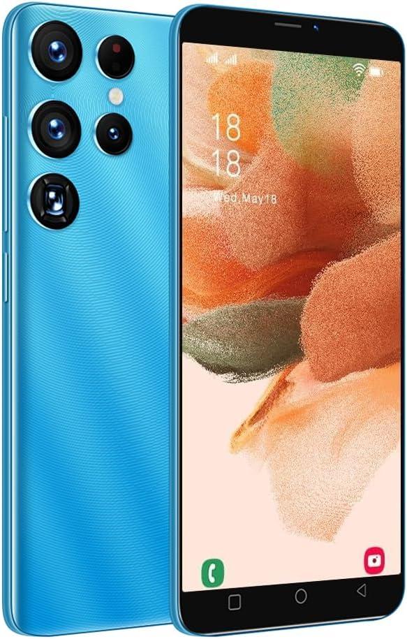 KostSell Cheap Mobile Phone, 5.0'' HD Screen, Android 9.0 OS,16GB ROM (SD to 128GB), Dual SIM Dual CamerasFace ID Unlock 3G Cell Phones(Blue)