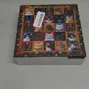 Christmas 1000 Piece Puzzle for Adults, PICKFORU Funny Cats Jigsaw Puzzles Cute Animal, Impossible Challenging Patch Kitten Theme as Wall Decor