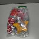 Christmas Tree Topper, 22" Gnome Treetop with Lights and Remote Control Timer, Christmas Tree Decoration for Holiday Ornament and Home Decor, Red