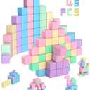 Magnetic Blocks, Building Blocks for Toddlers Age 3-5 Magnet Cubes Toys STEM Preschool Education Montessori Autism Toys 4-8 Christmas Birthday Gifts for Kids Ages 3 4 5 6 7+ Year Old Boys Girls 45PCS