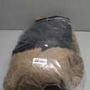 Calming Dog Bed Fluffy Plush Dog Mat for Furniture Protector with Removable Washable Cover for Large Medium Small Dogs and Cats (Small(35x31x5), Camel)