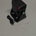 Induction Speaker with Phone Stand 5 in 1 Wireless Induction Bluetooth Audio for iPhone Android Phone Speakers Amplifier with Rechargeable Colorful Light, Birthday Gifts for Men Women Teens (Black)