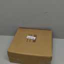 Rubtlamp 60Pcs Clear Plastic Plates,Clear Disposable Plates With Gold Rim,Heavy-duty Gold Plates,Hammered Party Plates Include 30Clear Dessert-Platos,30Dinner-Platos for Wedding, Party