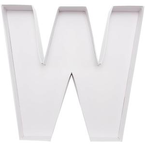 12inch Cardboard Letter Fillable Shaped Decorative Box for Charcuterie(W),2"L x 10"W x 12"H