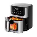 ASZ Air Fryer with Window Visible- 5 quart Compact- Digital Airfryer 5qt for 2-3 people - 5 qt for Office Dorm Room - 8 in 1 Bake Toast Broil Reheat - 1400W, 400℉ Kitchen Airfry Countertop Gift