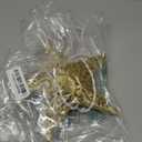 Brizled Gold Christmas Tree Topper, 8” 3D Christmas Star Topper, Glittered Hollow Xmas Tree Topper with 10 Warm White Lights, UL Certified Lighted Xmas Star Treetop for Holiday Home Decoration