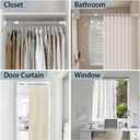 Closet Rod, Heavy-Duty Tension Rod 19.68 To 31.49 Inch, Adjustable Closet Rods for Hanging Clothes, Rust-Resistant Tension Bathroom Rod for Window, Bathroom, Closet, Room Divider Without Drilling