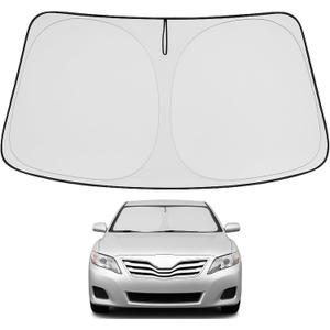 Proadsy 2026 Upgrade Front Windshield Sun Shade Foldable Sunshade Protector Custom Fit 2007-2011 Camry Accessories