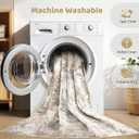 Area Rugs 9x12 Living Room: Washable Large Abstract Modern Soft Rugs Stain Resistant Indoor Floor Non Slip Accent Carpet for Bedroom Nursery Playroom Office Dining Room Dorm Home Decor- Brown