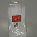 SHEEP&SHEEP White Zip Ties 12 Inch(100 Pieces), Heavy Duty Self-Locking Nylon Cable Ties, 120LBS Tensile Strength, Ideal for Indoor & Outdoor Use