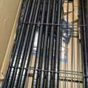 Amazon Basics 4-Shelf Adjustable Heavy Duty Steel Wire Rack Storage Shelving, Sturdy Garage Shelving, 350 lbs Capacity Per Shelf, Easy No-Tool Assembly, 36" x 14" x 54", Black | Heavy Duty, Adjustable, for Kitchen, Garage, Storage, Shelving Organizer