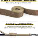 Fida 6 FT Heavy Duty Dog Leash with 2 Comfortable Padded Handles, Traffic Handle & Advanced Easy Snap Hook, Reflective Walking Lead for Large, Medium & Small Breed Dogs, Brown