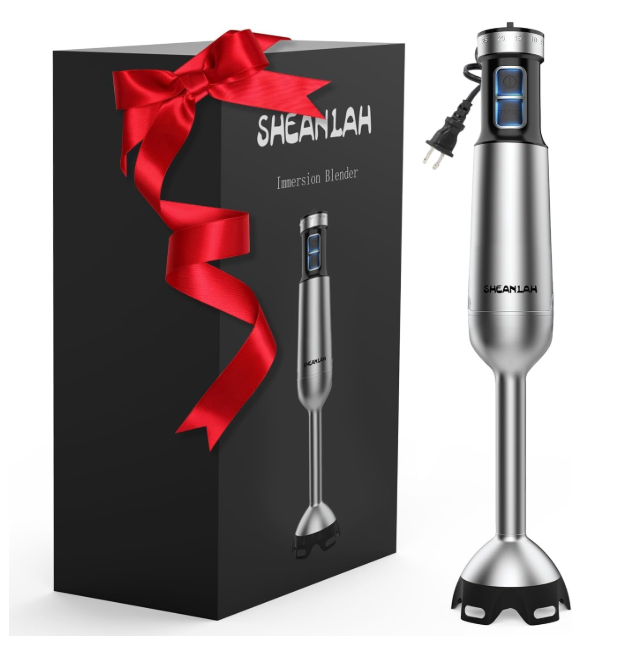 1000W Powerful Immersion Blender handheld, 2025 New Update Hand Blender with 25-Speed, Scratch-Resistant Corded Hand Mixer with Heavy-Duty Copper Brushless Motor and Gift Box