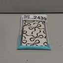 for iPhone 15 Pro Max Case,HL2 Aesthetic Black Bow Hybrid 2 Layer Hard Shell Silicone Protective Pattern Design Case