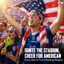 2026 World Cup Fan Accessories Kit, 7 PCS World Soccer Sport Cup Gear Set, World Cup Merchandise for Soccer Party Decorations, Stadium Events, Watch Party, Home Cheering
