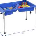Children's Factory, 1138-18, Neptune Sensory Table & Lid, 18H, Blue, Kids Classroom, Preschool, Playroom or Kindergarten Autism Learning Activities, 18" Height
