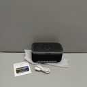 Wireless Charging Alarm Clock Radio for Bedrooms  15W Fast Wireless Charger Station for iPhone Samsung, Bluetooth Stereo Speaker with FM Radio, Dimmable Display, USB Port, Sleep Timer, Black