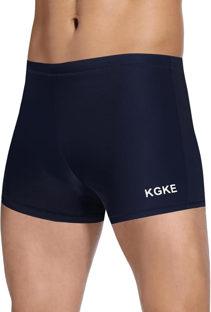 Mens-Swim-Jammers Athletic-Swimwear Quick-Dry-Shorts Durable-Team-Swimsuits - Drawstring Competition Swimming UPF50+ (Small)