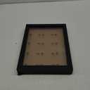 Medal Display Shadow Box - 3 Medal Display Case - Perfect for Runners, Marathon, Race Winner, Soccer, Football, Gymnastics & All Sports (Black, A4)