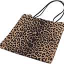 Leopard Shoulder Bag Soft & Lightweight Large Tote Purse Handbag Travel Satchel Gift for Women