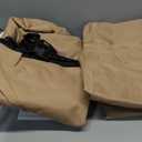  ULTCOVER Waterproof Patio Chair Cover 2 Pack Outdoor Lounge Deep Seat Single Lawn Chair Cover Fits Up to 38W x 34D x 34H inches, Brown