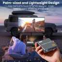 4K Digital Media Player, TV MP4 Video Player with HDMI/AV Output, Digital Signage Mini HD Media Players for USB Drives/SD Cards, H.265/HEVC, Looping, Auto Playback, Grey