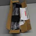 Matte Black Shower Curtain Rod,1 Inch Diameter Stainless Steel Adjustable Spring Tension Rods 32 to 68",with Holders,Anti-Slip,Curtain Rods No Drilling(1 Pack)