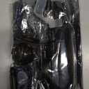 Golf Club Cleaning Kit with Golf Club Cleaner with Water Golf Towel Divot Repair Tool Groove Sharpener Golf Ball Alignment Kit Complete Golf Cleaning Kit Golf Accessories for Women Men (black)