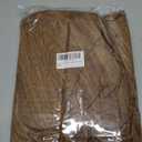 Smiry Round Picnic Tablecloth, Waterproof Elastic Fitted Table Covers for 45" - 56" Tables, Wipeable Flannel Backed Vinyl Tablecloths for Camping, Indoor, Outdoor, Brown